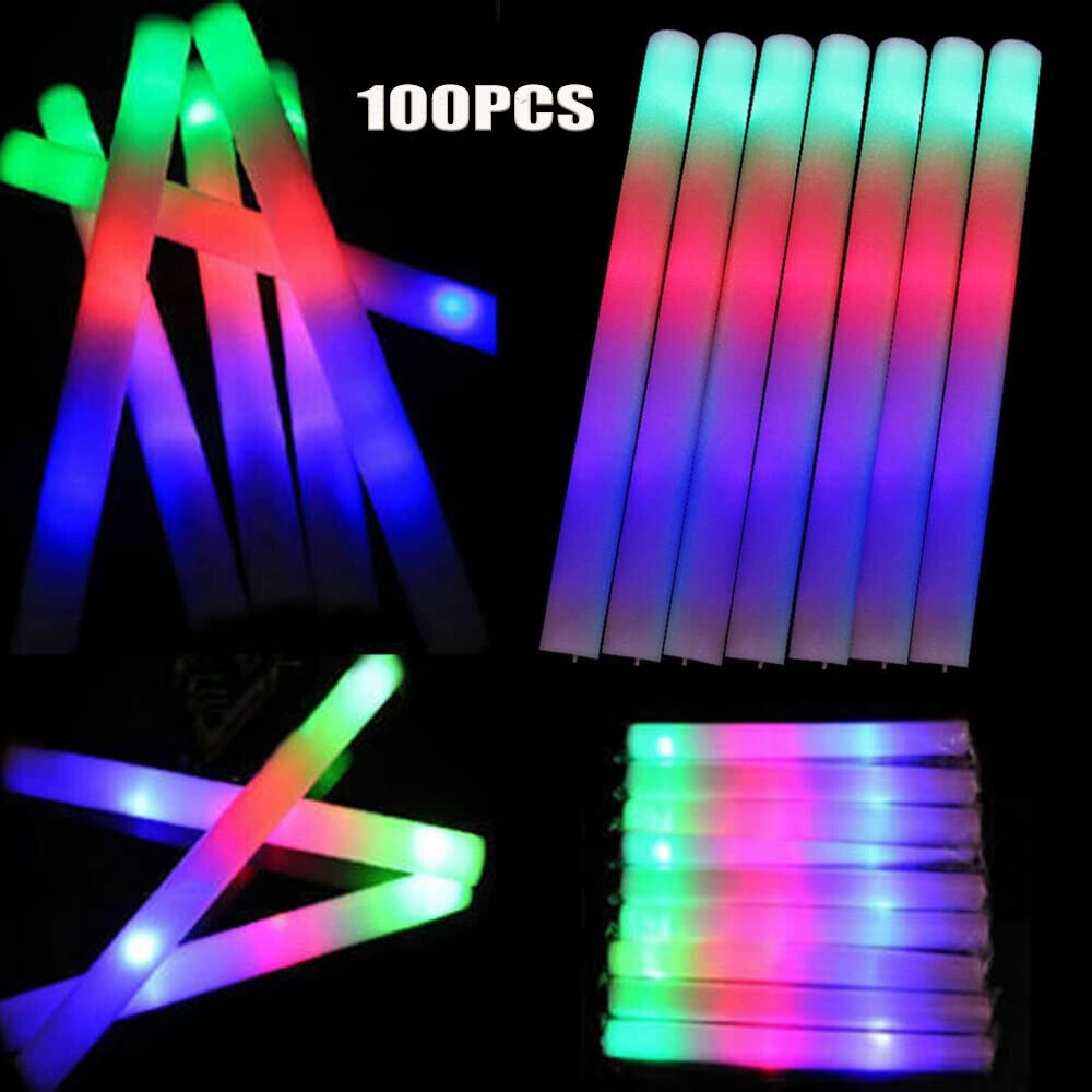Wedding Supply Bulk - Светящиеся палочки оптом, 100 шт., LED-палочки