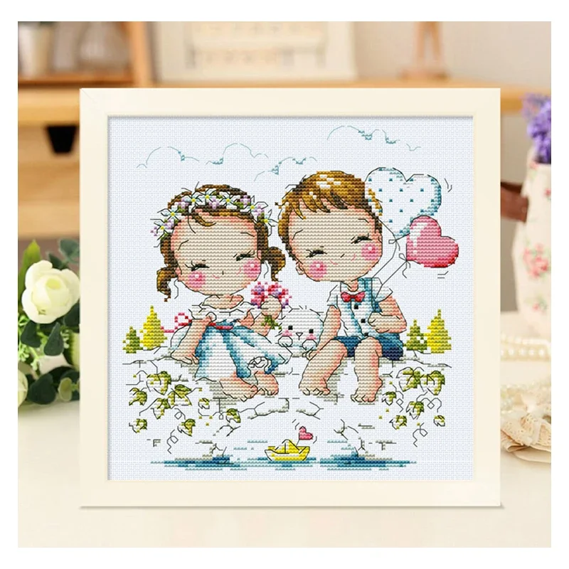 Wedding Package Gold - Набор для вышивки счетным крестом Amishop,