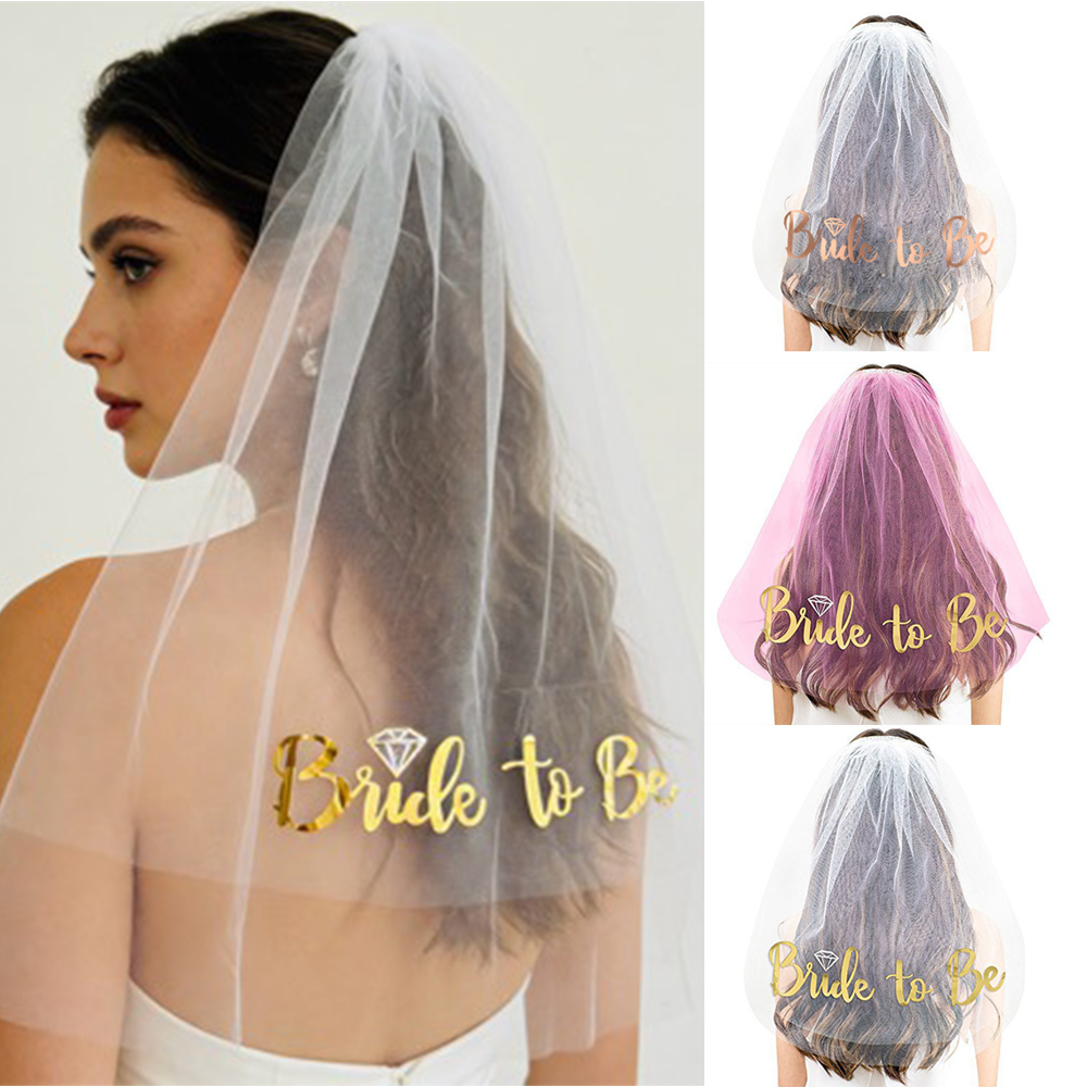 Wedding Supply Store - Вуаль для невесты цвета розового золота,