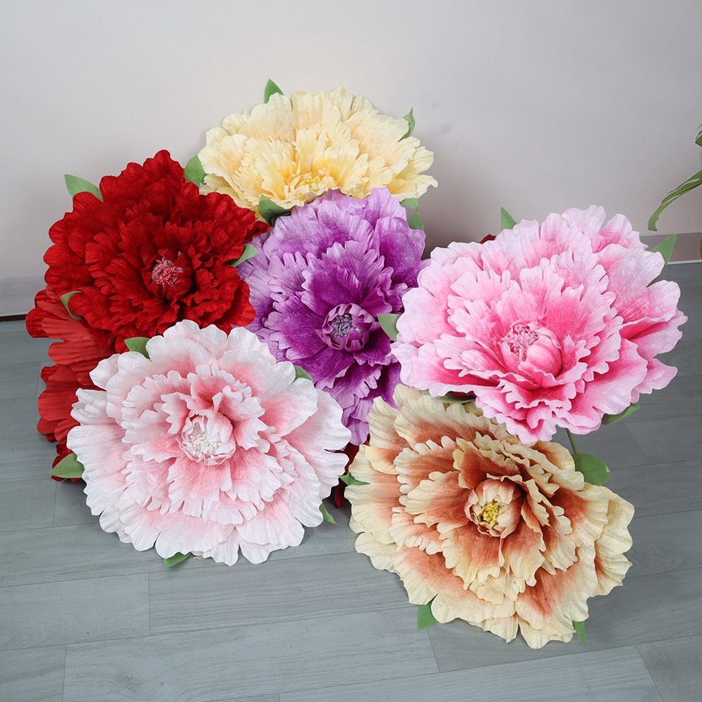 Wedding Supply Bulk - Искусственные бархатные пионы 30-80 см, оптом,