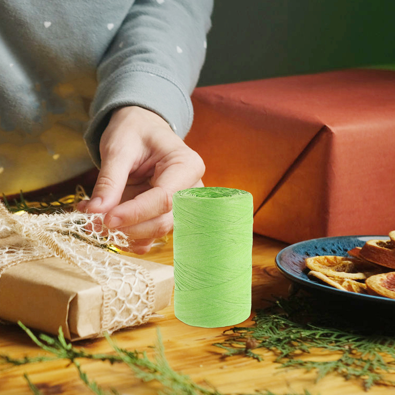 Цветная бумажная лента-рафия д – обзор и цена Papercraft Supply Ribbon