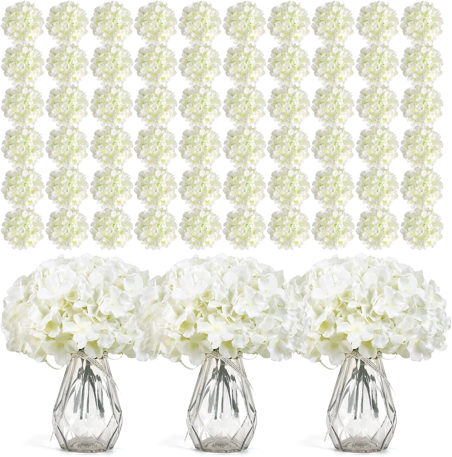 304 штуки белых искусственных  – обзор и цена Wedding Supply Bulk