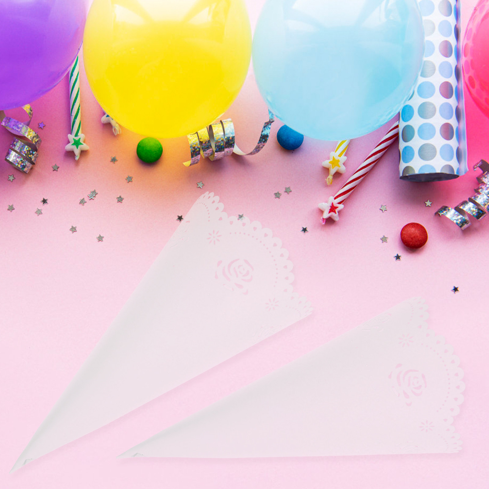 20 шт. полых держателей для ко – обзор и цена Papercraft Supply Confetti