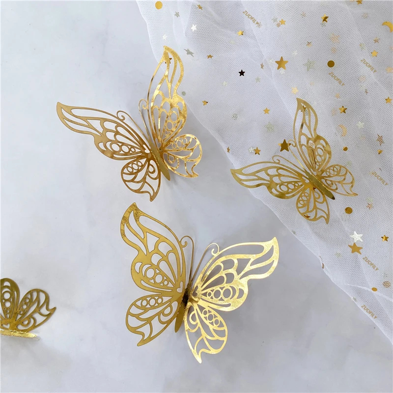 12/36 шт. 3D-наклейки на стену – обзор и цена Wedding Package Gold